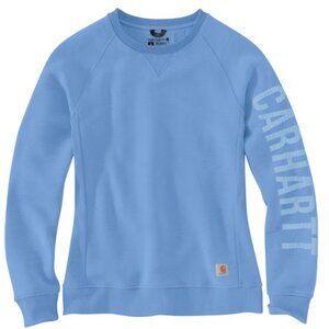 Womans Carhartt Relaxed-Fit Midweight Crew-Neck Graphic Long-Sleeve Sweatshirt
